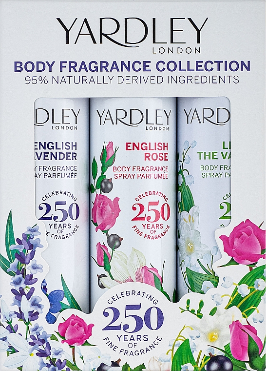 Yardley English Rose - Набор (deo/3*75ml)