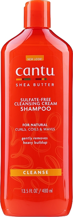 Очищувальний крем-шампунь з маслом ши - Cantu Shea Butter Sulfate-Free Cleansing Cream Shampoo — фото N1