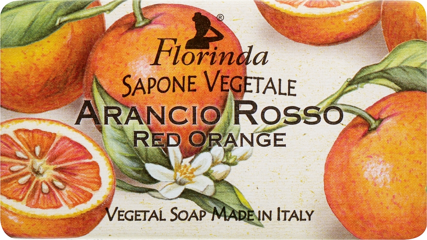 Мило натуральне "Червоний апельсин" - Florinda Red Orange Natural Soap — фото N1