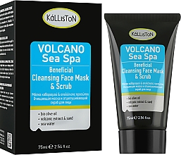 Маска и скраб для лица с белым аргайлом - Kalliston Volcano Hydra Mask & Face Scrub — фото N2