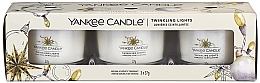 Ароматическая мини-свеча в стакане - Yankee Candle Twinkling Lights Filled Votive — фото N1