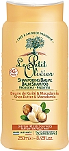 Парфумерія, косметика Шампунь - Le Petit Olivier Balm Shampoo Repairing Shea Butter Macadamia