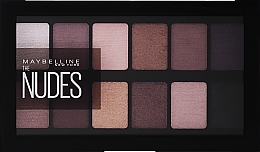 Палетка тіней для повік - Maybelline New York The Nudes Palette — фото N2