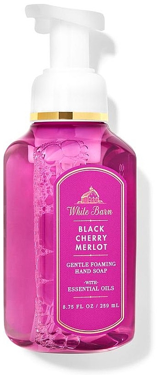 Рідке мило для рук - Bath and Body Works Black Cherry Merlot Gentle Foaming Hand Soap — фото N1