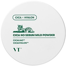 Матувальна пудра для обличчя - VT Cosmetics Cica No-Sebum Mild Powder — фото N1
