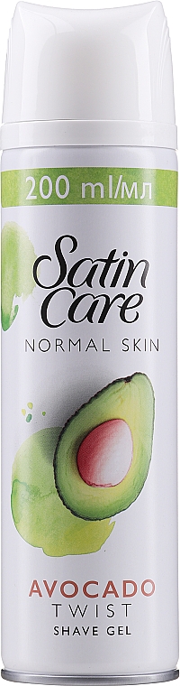 Гель для бритья "Авокадо" - Gillette Satin Care Avocado Twist Shave Gel for Woman — фото N7