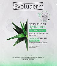 Парфумерія, косметика Зволожувальна маска для обличчя - Evoluderm Moisturizing Sheet Mask