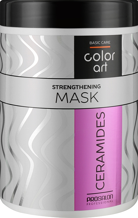 Укрепляющая маска для волос с керамидами - Prosalon Basic Care Color Art Strengthening Mask Ceramides