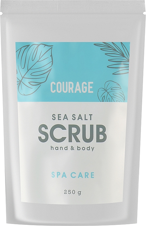 Скраб для тіла сольовий - Courage Spa Care Sea Salt Scrub Hand & Body