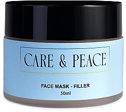 Парфумерія, косметика Маска філер для обличчя - Care & Peace Face Mask-Filler
