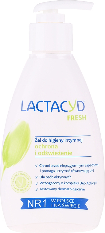 Засіб для інтимної гігієни "Fresh", з дозатором - Lactacyd Body Care (без коробки) — фото N1