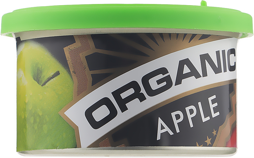 Автомобільний сухий ароматизатор у банці Apple - Tasotti Organic — фото N1