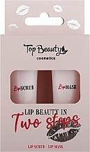 Парфумерія, косметика Набір для губ - Top Beauty (lip/scr/10g + lip/mask/10g)