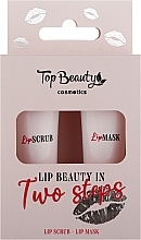 Духи, Парфюмерия, косметика Набор для губ - Top Beauty (lip/scr/10g + lip/mask/10g)