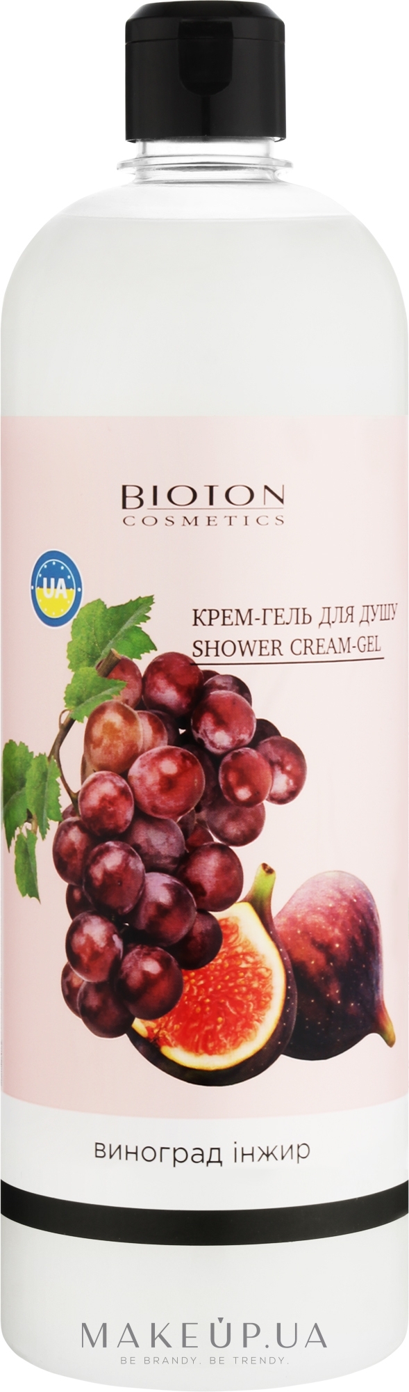 Гель для душу тонізуючий "Виноград та інжир" - Bioton Cosmetics Shower Gel — фото 1000ml