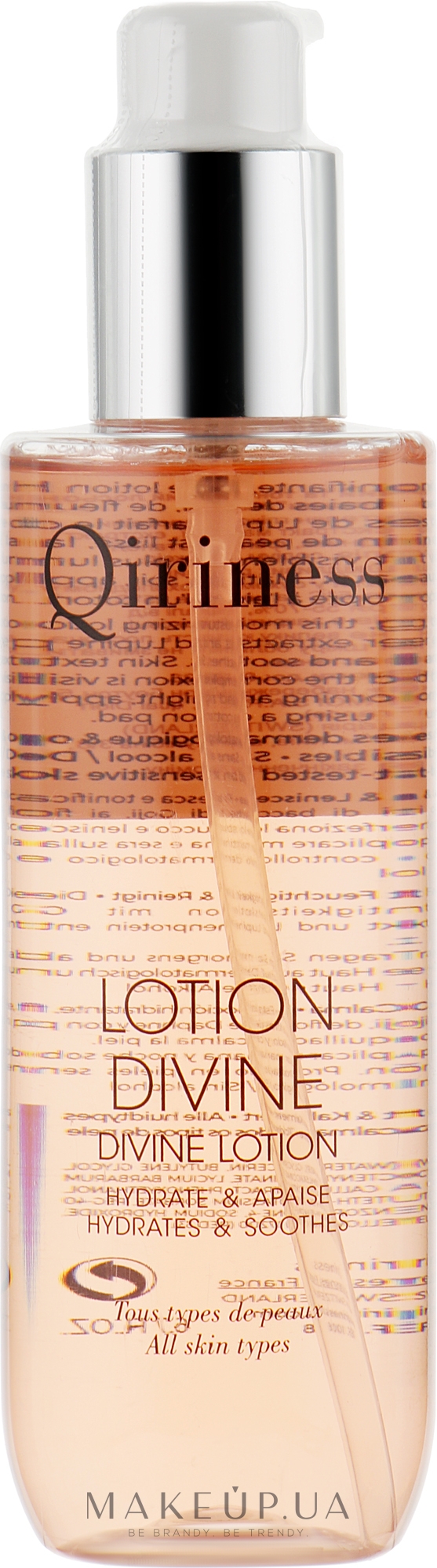 Тонізувальний лосьйон для обличчя - Qiriness Divine Lotion — фото 200ml