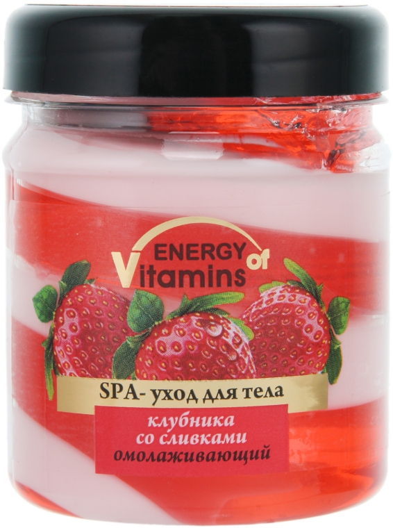 SPA-уход для тела клубника со сливками омолаживающий - Energy of vitamins