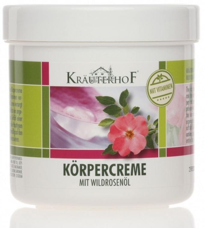 Крем для тіла з маслом дикої троянди - Krauterhof Body Cream — фото N1