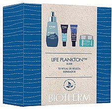 Парфумерія, косметика Набір - Biotherm Life Plankton Elixir Set (elixir/50ml + cr/10ml + ser/10ml + eye/cr/5ml)