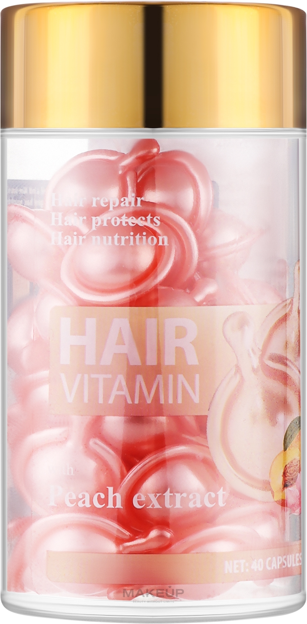 Витамины для волос с экстрактом персика - LeNika — фото 40x1ml