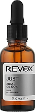 Духи, Парфюмерия, косметика Масло для лица и шеи Аргановое 100% - Revox B77 Just Argan Oil 100%