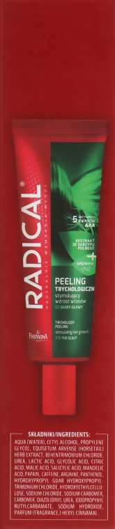 Пілінг для шкіри голови, що стимулює ріст волосся - Farmona Radical Peeling — фото N3