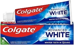 Зубна паста "Комплексне відбілювання" відбілювальна - Colgate Advanced White Whiter Teeth In 10 Days! — фото N1