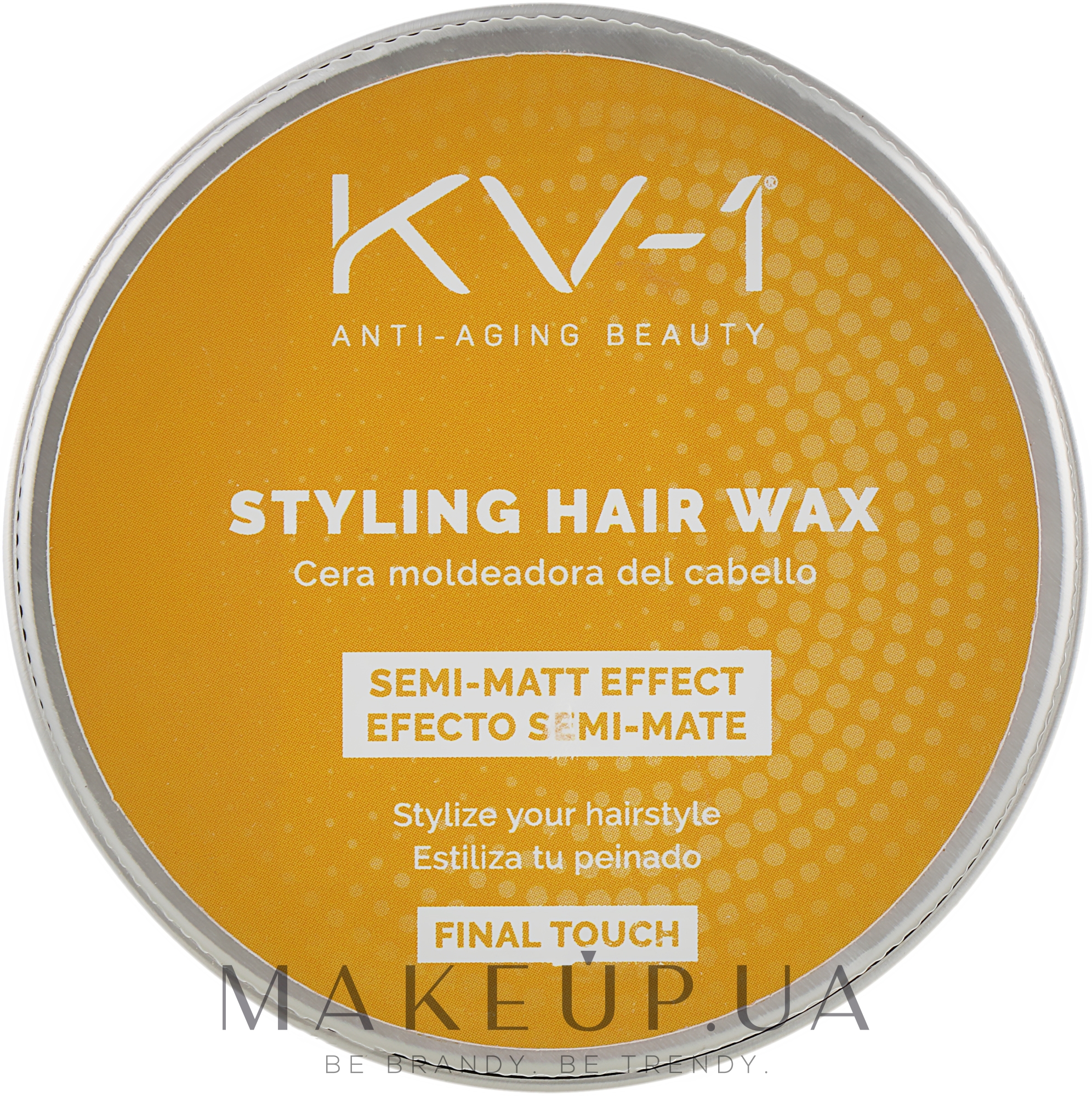 Матовий віск для укладання волосся - KV-1 Final Touch Styling Hair Wax — фото 50ml