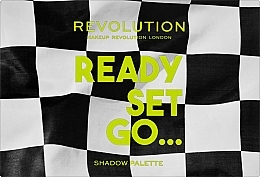 Палетка теней - Makeup Revolution Power Shadow Palette Ready Set Go — фото N2