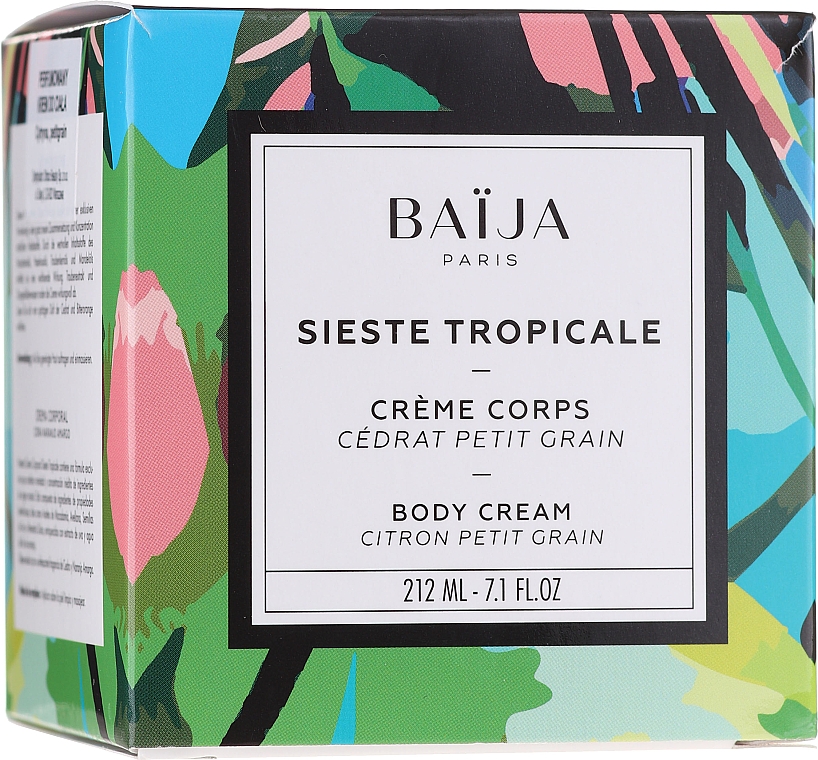 Крем для тіла "Цитрон і зерно" - Baija Sieste Tropicale Citron Petit Grain Body Cream — фото N5