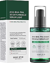 Кислотна сироватка для обличчя - Some By Mi AHA.BHA.PHA 30 Days Miracle Serum Light — фото N2