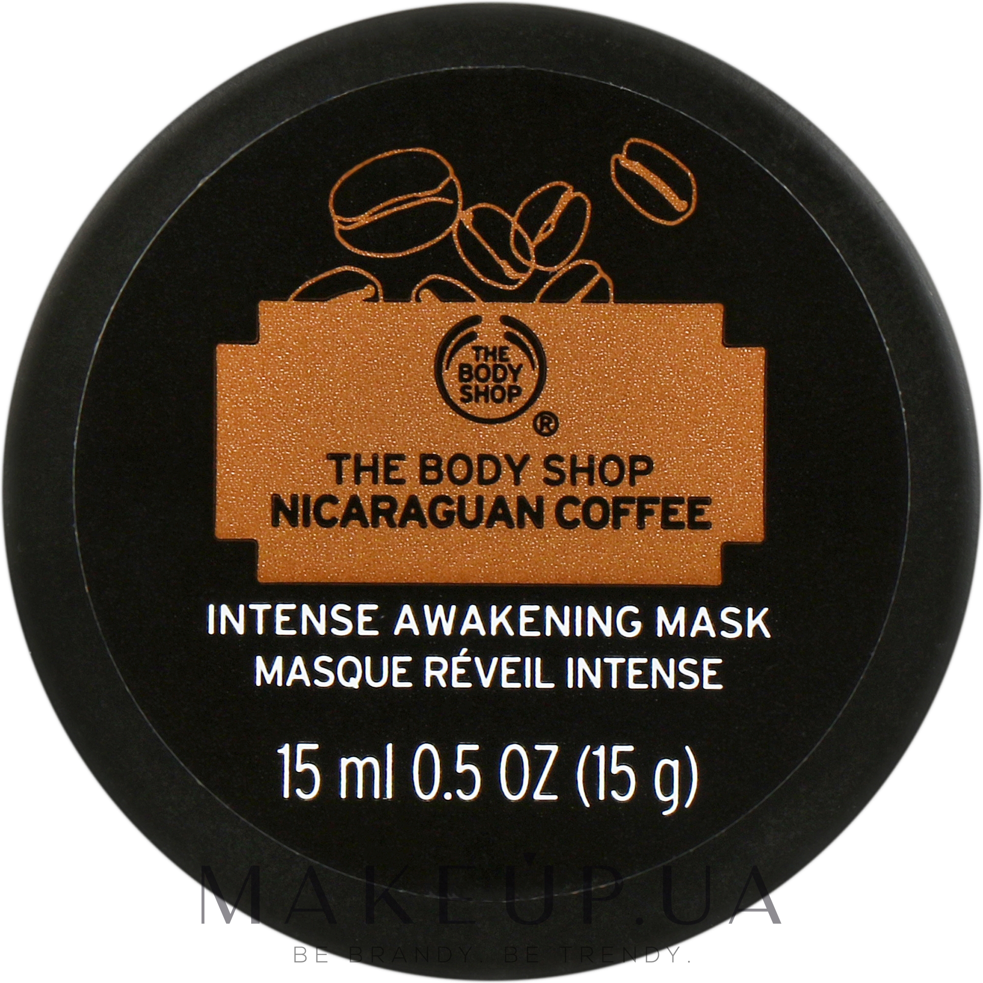 Пробуждающая маска для лица "Кофе с Никурагуа" - The Body Shop Nicaraguan Coffee Intense Awakening Mask — фото 15ml