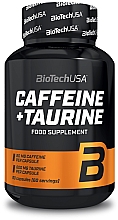 Харчова добавка "Кофеїн + таурин" - BioTechUSA Caffeine+Taurine Food Supplement — фото N1