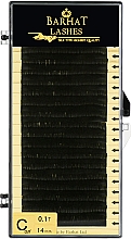 Накладні вії C 0,10 мм (14 мм), 20 ліній - Barhat Lashes — фото N1