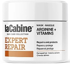 Восстанавливающая маска для поврежденных волос с аргинином и витаминами - La Cabine Expert Repair Arginine + Vitamins Hair Mask — фото N1
