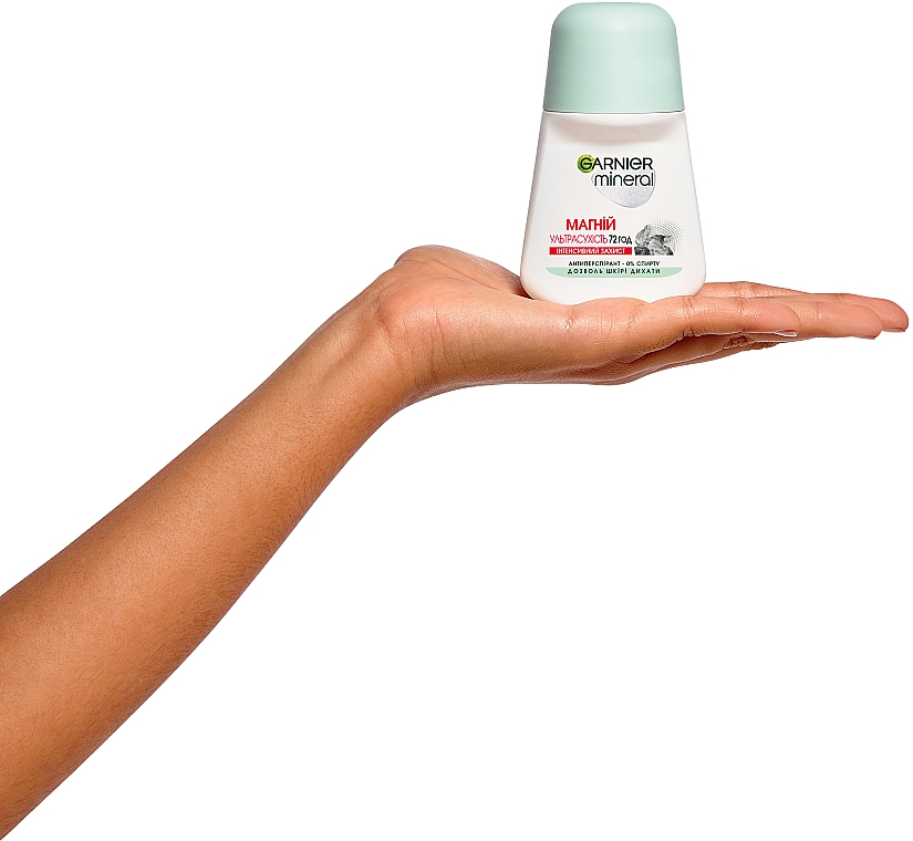 Дезодорант-ролик "Магній. Ультрасухість" для жінок - Garnier Mineral Deodorant — фото N3