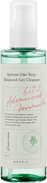 Ніжний гель для вмивання - Axis-Y Quinoa One-Step balanced Gel Cleanser — фото N1
