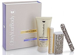 Духи, Парфюмерия, косметика Набор - ObeyYourBody Mineraux Natural Glow Nail Kit Paris (h/lot/100 ml + c/oil/15ml + n/shaper + buff)