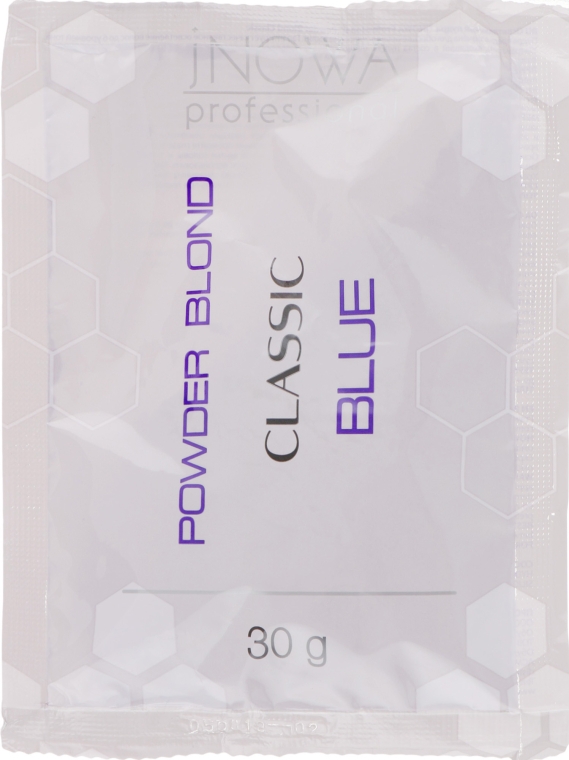 Обесцвечивающая пудра с антижелтым эффектом, беспылевая, синяя - jNOWA Professional Ing Professional Color Bleaching Powder 