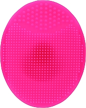 Парфумерія, косметика Спонж силіконовий для вмивання, PF-60, темно-рожевий - Puffic Fashion