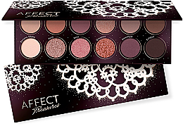 Палетка прессованных теней для век - Affect Treasures Eyeshadow Palette  — фото N2