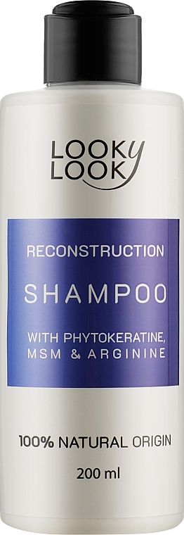 Шампунь для відновлення волосся - Looky Look Reconstruction Shampoo — фото N1