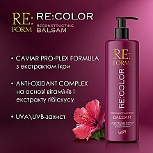 Реконструювальний бальзам для відновлення фарбованого волосся "Збереження кольору" - Re:form Re:color Reconstructing Balm — фото N4
