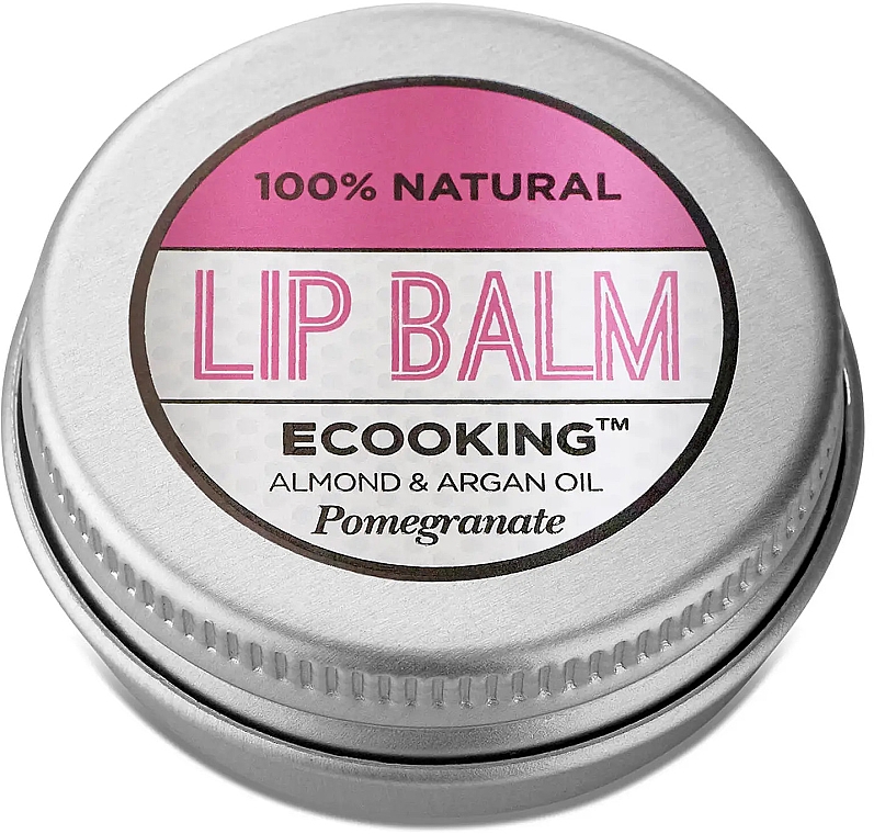 Бальзам для губ с ароматом граната - Ecooking Lip Balm Pomegranate — фото N1