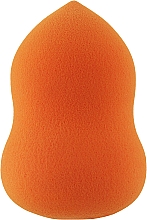 Парфумерія, косметика Спонж для макіяжу грушоподібний, нелатексний NL-B15, помаранчевий - Cosmo Shop Latex Free