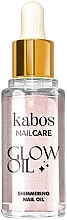 Олія для рук і нігтів - Kabos Nail Care Glow Oil Shimmering Nail Oil — фото N1