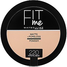 Духи, Парфюмерия, косметика Пудра компактная матирующая - Maybelline New York Fit Me Matte Poreless Pressed Powder