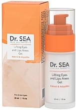 Парфумерія, косметика Ліфтинг-гель для зони очей і губ - Dr. Sea Lifting Eyes And Lips Areas Gel