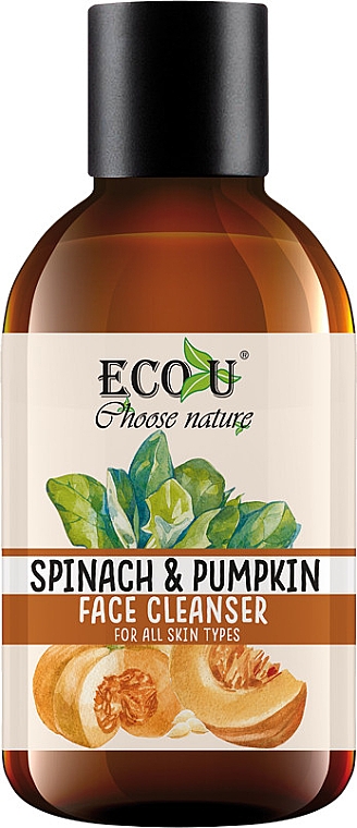 Гель для умывания "Тыквы и шпинат" - Eco U Pumpkins And Spinach Face Cleanser — фото N1