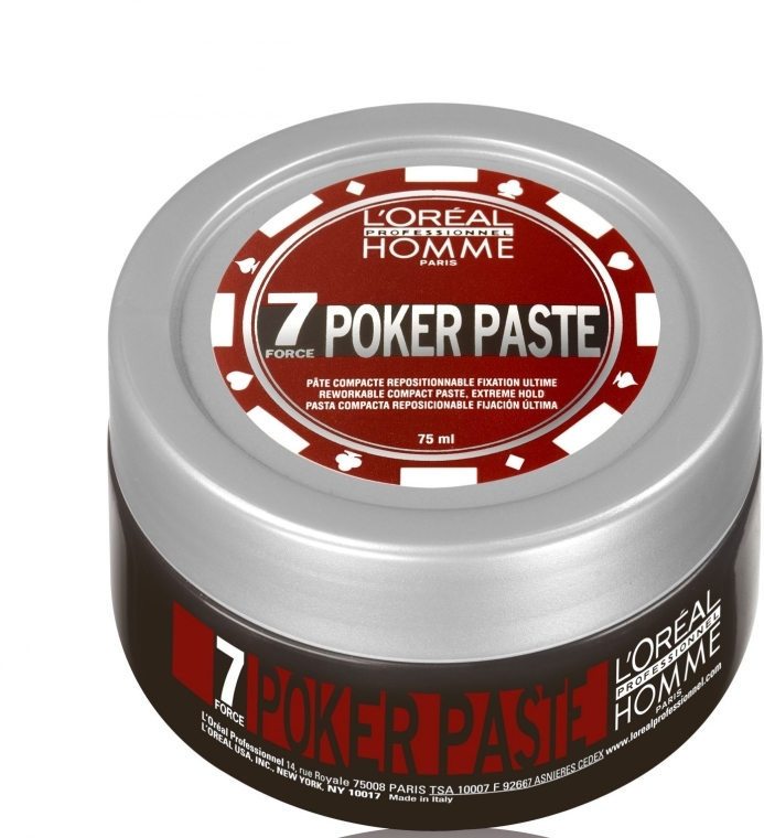 Моделирующая паста - L'Oreal Professionnel Homme 7 Force Poker Paste